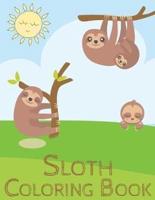 Sloth Coloring Book