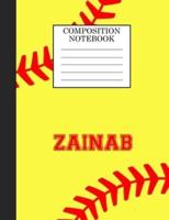 Zainab Composition Notebook