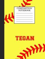 Tegan Composition Notebook