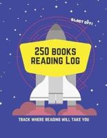 250 Books Reading Log Track Where Reading Will Take You
