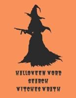 Halloween Word Search Witches Wrath