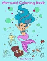 Mermaid Coloring Book for Kids Ages 4-8 +