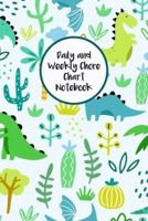 Daily and Weekly Chore Chart Notebook