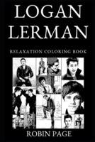 Logan Lerman Relaxation Coloring Book