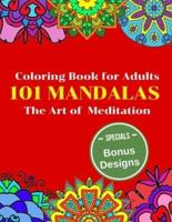 101 Mandalas Coloring Book for Adults