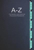 A-Z Computer and Internet Password Notebook