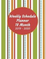 Weekly Schedule Planner 18 Month