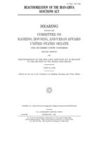 Reauthorization of the Iran-Libya Sanctions Act