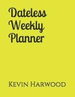 Dateless Weekly Planner