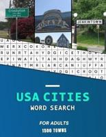 USA Cities Word Search for Adults
