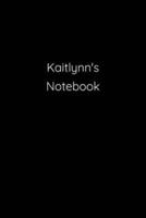 Kaitlynn's Notebook