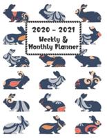 2020 - 2021 Weekly & Monthly Planner