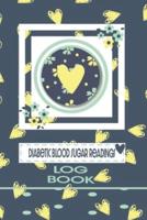 Diabetic Blood Sugar Readings Log Book