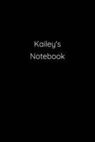 Kailey's Notebook