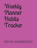 Weekly Planner Habits Tracker