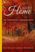 Called Home End of Life Planning Workbook