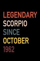 Legendary Scorpio Since October 1962