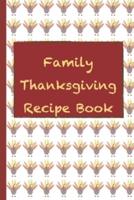 Family Thanksgiving Recipe Book