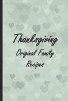 Thanksgiving Original Family Recipes
