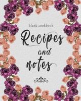 Blank Cookbook Recipes And Notes