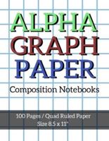 Alpha Graph Paper Composition Notebooks