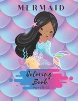 Mermaid Coloring Book Ages 8-12