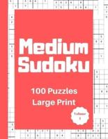 Medium Sudoku 100 Puzzles