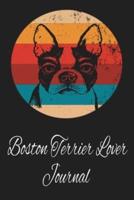Boston Terrier Lover Journal