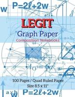 Legit Graph Paper Composition Notebooks