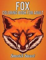 Fox Coloring Book for Adult