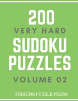 200 Very Hard Sudoku Puzzles Volume 02