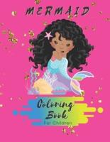 Mermaid Coloring Book For Children