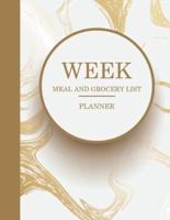 Week Meal And Grocery List Planner