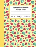Composition Notebook College Ruled Lined Sheets