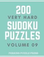 200 Very Hard Sudoku Puzzles Volume 09