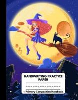 Handwriting Practice Paper Primary Composition Notebook