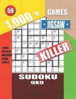 1,000 + Games Jigsaw Killer Sudoku 9X9