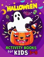 Halloween Activity Books for Kids 3-5