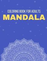 Coloring Book For Adults Mandala