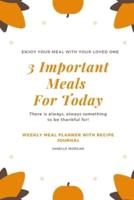 3 Important Meals For Today