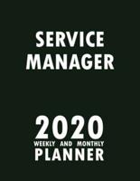 Service Manager 2020 Weekly and Monthly Planner