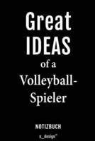 Notizbuch Für Volleyball-Spieler