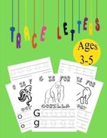 Trace Letters Ages 3-5