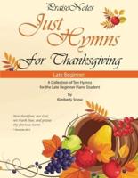 Just Hymns for Thanksgiving