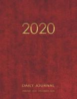 2020 Daily Journal January 2020 - December 2020