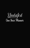 Undated One Year Planner