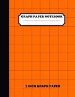 Graph Paper Notebook. 1 Inch Graph Paper