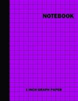 Notebook. 1 Inch Graph Paper