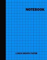 Notebook. 1 Inch Graph Paper