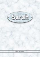 Sarah - Lined Notebook